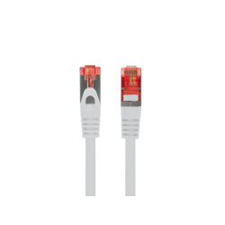 CABLE RED LANBERG LATIGUILLO CAT.6 S/FTP LSZH CU 1M GRIS FLUKE PASSED