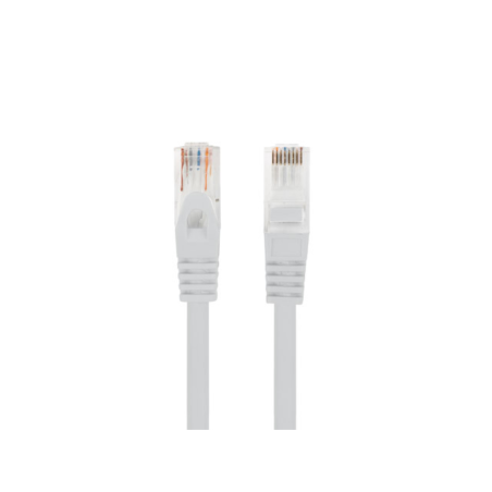CABLE RED LANBERG LATIGUILLO CAT.6 UTP LSZH CU 0.5M GRIS FLUKE PASSED