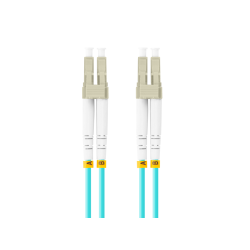 CABLE DE FIBRAOPTICA LANBERG 1M MULTI LC/UPC-LC/UPC DUPLEX OM3 50/125 LSZH AZUL