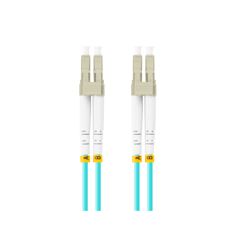 CABLE DE FIBRAOPTICA LANBERG 1M MULTI LC/UPC-LC/UPC DUPLEX OM3 50/125 LSZH AZUL