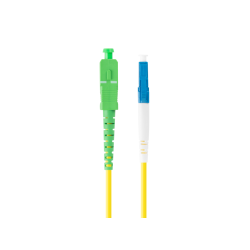 CABLE DE FIBRAOPTICA LANBERG 2M MONO LC/UPC-SC/APC SIMPLEX G657A1 LSZH AMARILL