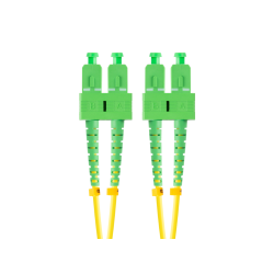 CABLE DE FIBRAOPTICA LANBERG 2M MONO SC/APC-SC/APC DUPLEX G657A1 LSZH AMARILL