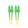 CABLE DE FIBRAOPTICA LANBERG 2M MONO SC/APC-SC/APC DUPLEX G657A1 LSZH AMARILL
