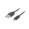 CABLE USB LANBERG 2.0 MACHO/MICRO USB MACHO QUICK CHARGE 3.0 1.8M NEGRO