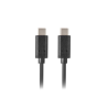 CABLE LANBERG USB C 3.1 GEN 1 MACHO/MACHO 0.5M NEGRO