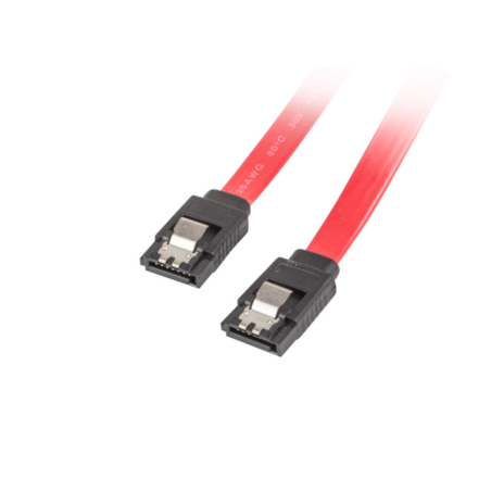 CABLE SATA III LANBERG 6GB/S HEMBRA HEMBRA CLIP METAL 0.5M