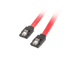 CABLE SATA III LANBERG 6GB/S HEMBRA HEMBRA CLIP METAL 0.5M