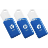 USB 3.1 HP 32GB X755W PACK DE 3 AZUL