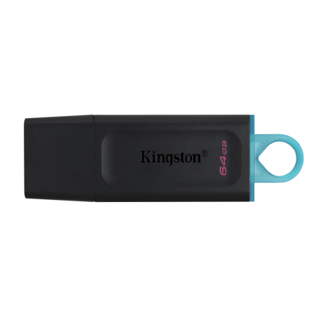 USB 3.2 KINGSTON 64 GB DATATRAVELER EXODIA NEGRO / TURQUESA