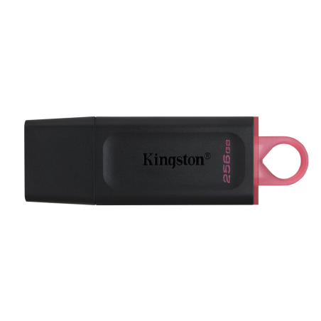 USB 3.2 KINGSTON 256 GB DATATRAVELER EXODIA NEGRO / ROJO