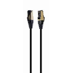 CABLE RED S-FTP GEMBIRD CAT 8 LSZH NEGRO 0,25 M