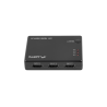 SWITCH VIDEO LANBERG 3 X HDMI + MICRO USB NEGRO CONTROL REMOTO