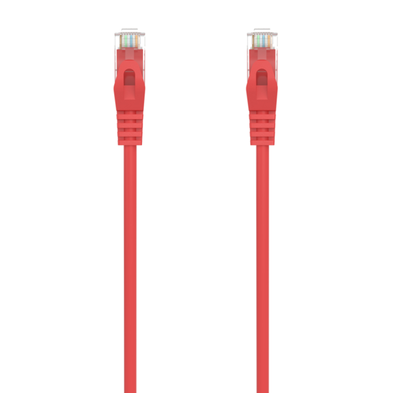 CABLE RED AISENS LATIGUILLO RJ45 LSZH CAT.6A UTP AWG24 25CM ROJO