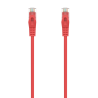 CABLE RED AISENS LATIGUILLO RJ45 LSZH CAT.6A UTP AWG24 25CM ROJO