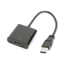 CABLE ADAPTADOR GEMBIRD USB 3.0 MACHO A HDMI HEMBRA NEGRO