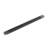 BRUSH PANEL LANBERG 1U NEGRO 19"