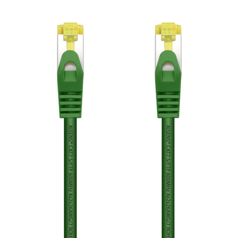 CABLE RED AISENS LATIGUILLO RJ45 LSZH CAT.7 SFTP PIMF 1.0M VERDE