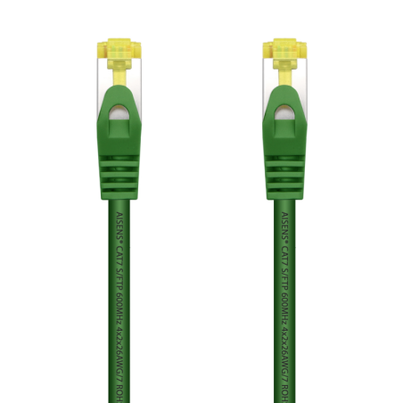 CABLE RED AISENS LATIGUILLO RJ45 LSZH CAT.7 SFTP PIMF 1.0M VERDE
