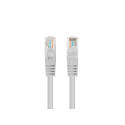 CABLE RED LANBERG LATIGUILLO CAT.6 UTP 7.5M GRIS FLUKE PASSED